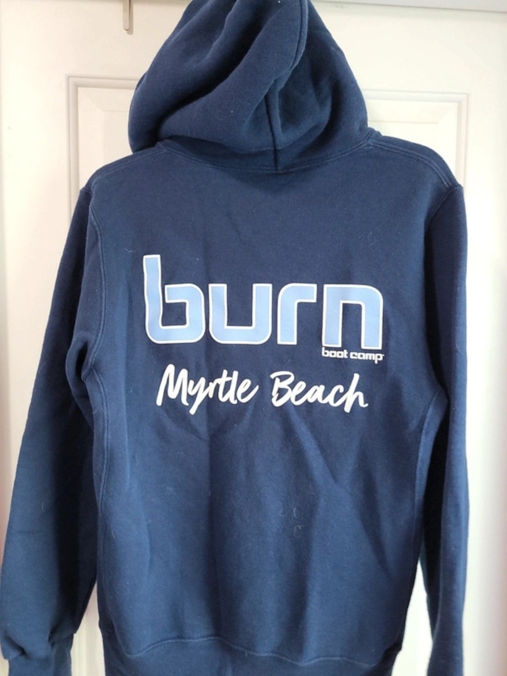 Russell Athletic Navy Burn Myrtle Beach Hoodie Small